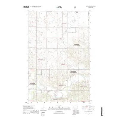 2017 Map of Red Wing Creek, 2017 Print