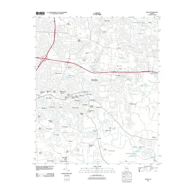 2011 Map of Redan, 2011 Print