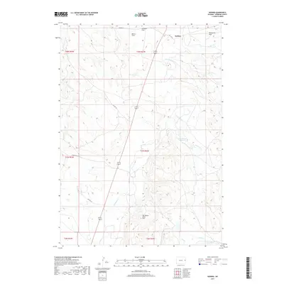 2017 Map of Redbird, 2017 Print