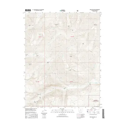 2016 Map of Redcloud Peak, 2016 Print