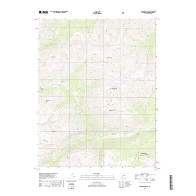 2019 Map of Redcloud Peak, 2019 Print