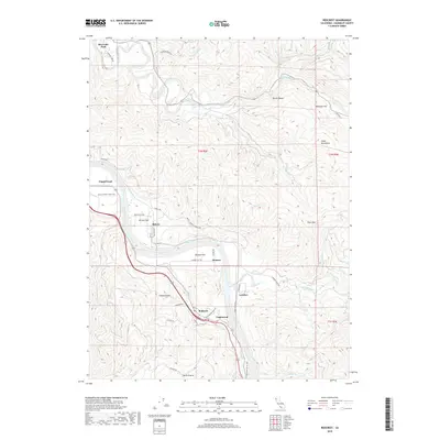 2018 Map of Redcrest, 2018 Print