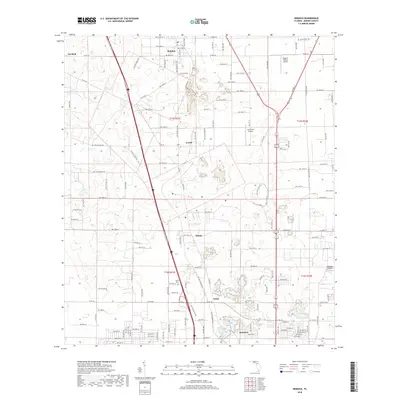 2018 Map of Reddick, 2018 Print