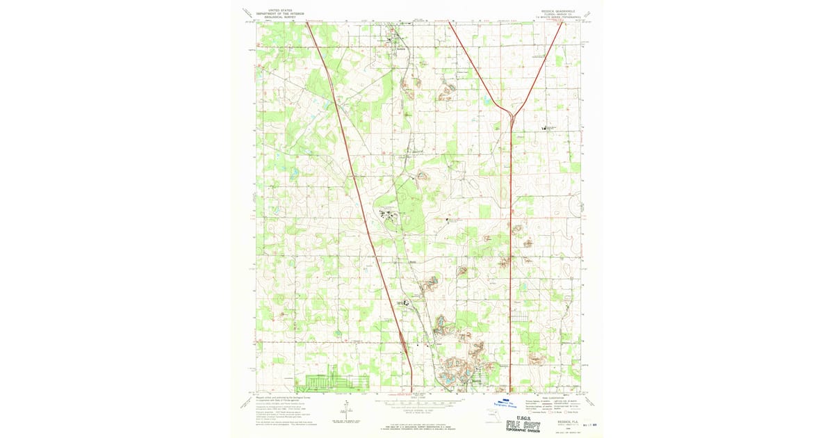 1960s Maps of Martin FL Pastmaps - Reddick Marion County Fl Usgs Topo 1968 P1970 Og 1200x630