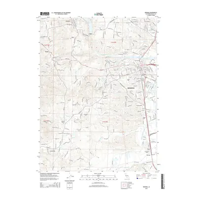 2015 Map of Redding, 2015 Print