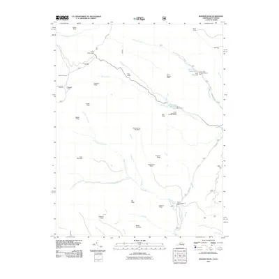 2011 Map of Reddish Knob, 2011 Print