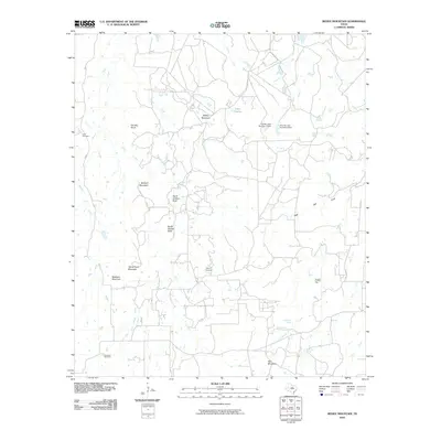 2010 Map of Reddy Mountain, 2010 Print
