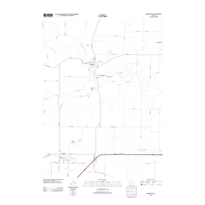 2013 Map of Redfield, 2013 Print