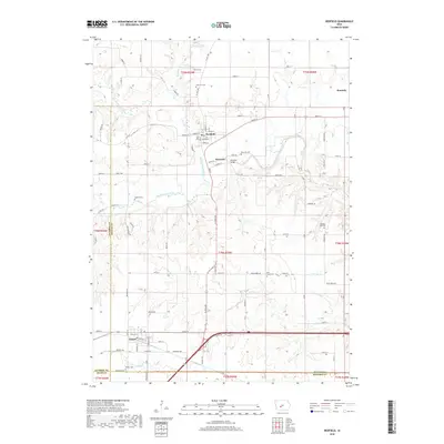 2018 Map of Redfield, 2018 Print