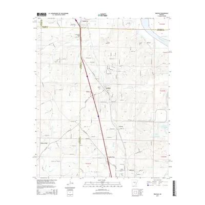 2014 Map of Redfield, 2014 Print
