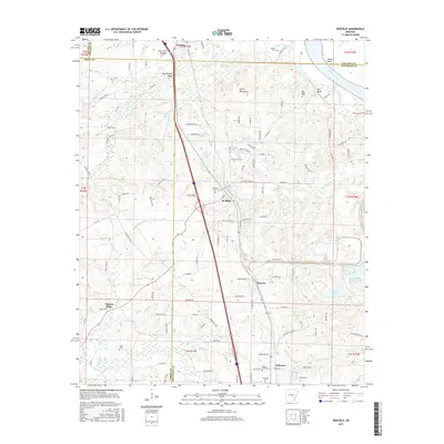 2017 Map of Redfield, 2017 Print
