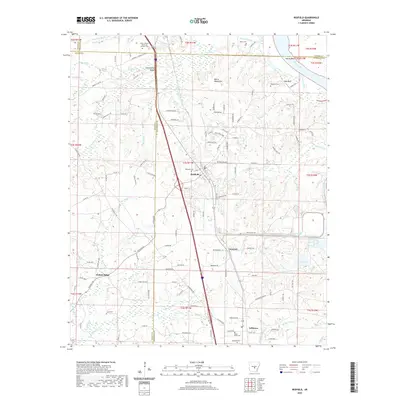 2020 Map of Redfield, 2020 Print