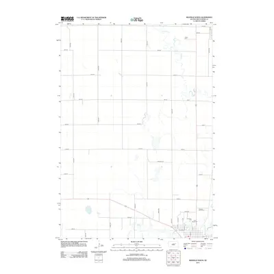 2012 Map of Redfield North, 2012 Print