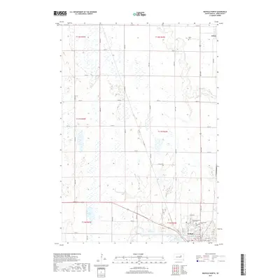2017 Map of Redfield North, 2017 Print