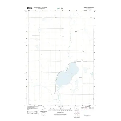 2012 Map of Redfield SW, 2012 Print