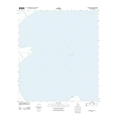 2012 Map of Redfish Point, 2012 Print