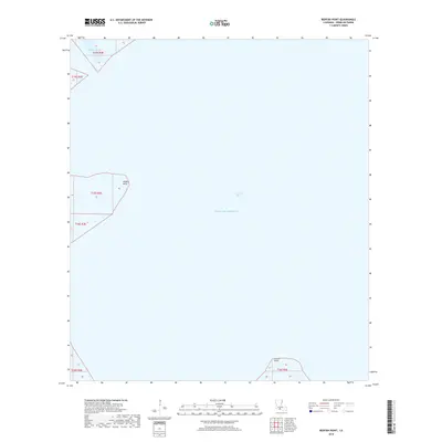 2018 Map of Redfish Point, 2018 Print