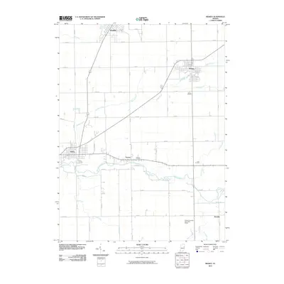 2010 Map of Redkey, 2010 Print