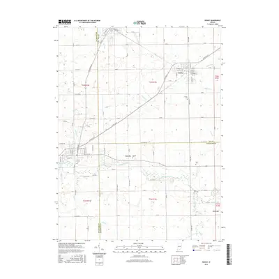 2016 Map of Redkey, 2016 Print