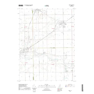 2019 Map of Redkey, 2019 Print