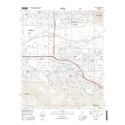 2015 Map of Redlands, 2015 Print