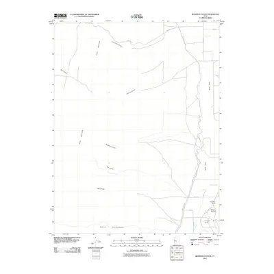 2011 Map of Redmond Canyon, 2011 Print