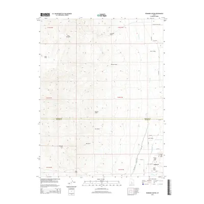 2014 Map of Redmond Canyon, 2014 Print