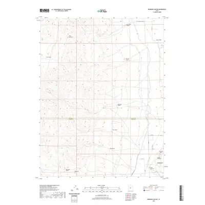 2020 Map of Redmond Canyon, 2020 Print