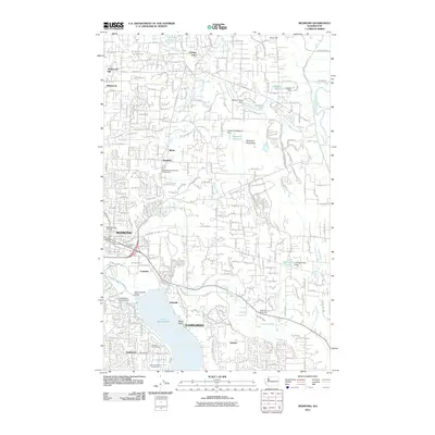 2011 Map of Redmond, 2011 Print