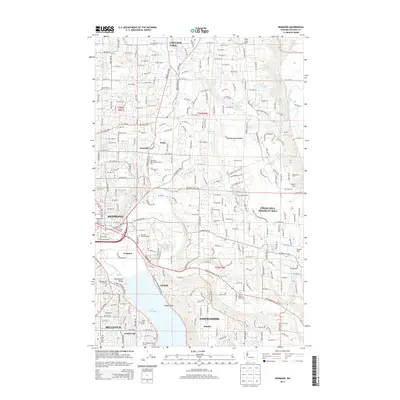 2014 Map of Redmond, 2014 Print