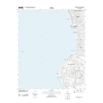 2012 Map of Redondo Beach, 2012 Print