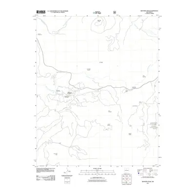 2011 Map of Redondo Peak, 2011 Print