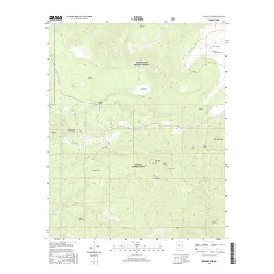 2017 Map of Redondo Peak, 2017 Print
