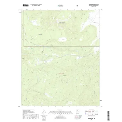 2020 Map of Redondo Peak, 2020 Print
