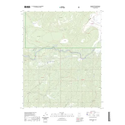 2023 Map of Redondo Peak, 2023 Print