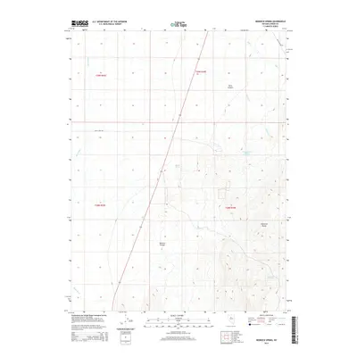 2014 Map of Redrock Spring, 2014 Print