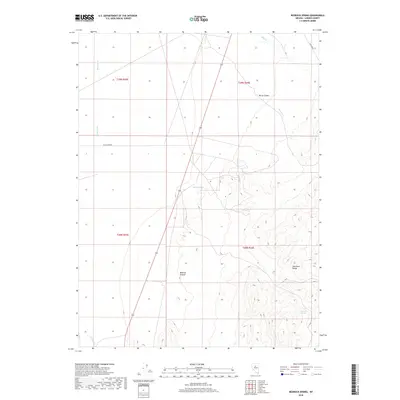 2018 Map of Redrock Spring, 2018 Print