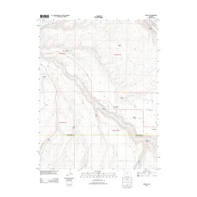 2013 Map of Redvale, 2013 Print