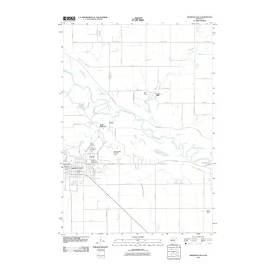 2010 Map of Redwood Falls, 2010 Print