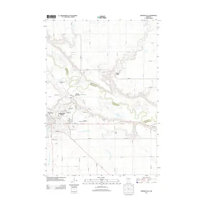 2013 Map of Redwood Falls, 2013 Print