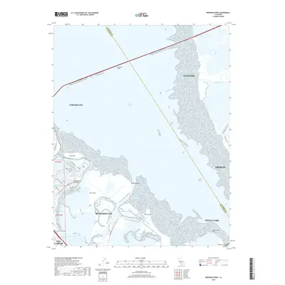 2018 Map of Redwood Point, 2018 Print