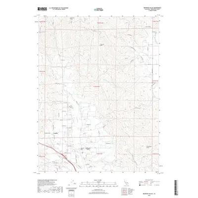 2018 Map of Redwood Valley, 2018 Print