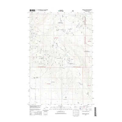 2014 Map of Reecer Canyon, 2014 Print