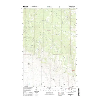 2017 Map of Reecer Canyon, 2017 Print