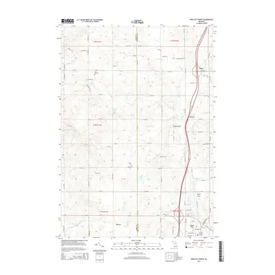 2014 Map of Reed City North, 2014 Print