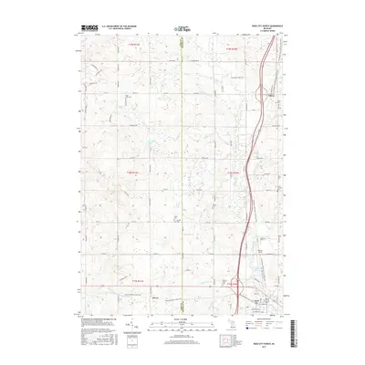 2017 Map of Reed City North, 2017 Print