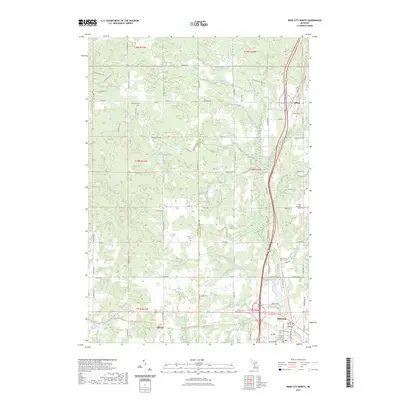 2023 Map of Reed City North, 2023 Print