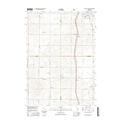 2014 Map of Reed City South, 2014 Print