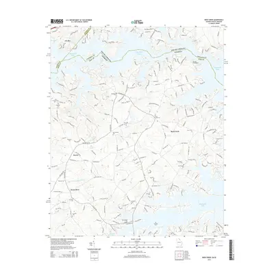 2014 Map of Reed Creek, 2014 Print