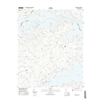 2017 Map of Reed Creek, 2017 Print